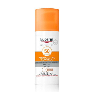 Eucerin Protector Solar CC Cream Color Medio FPS 50+ 50ml.