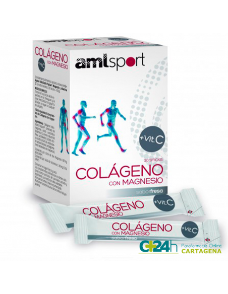 ANA MARIA LAJUSTICIA COLAGENO CON MAGNESIO + VIT C  STICKS ANA MARIA 20 STICKS