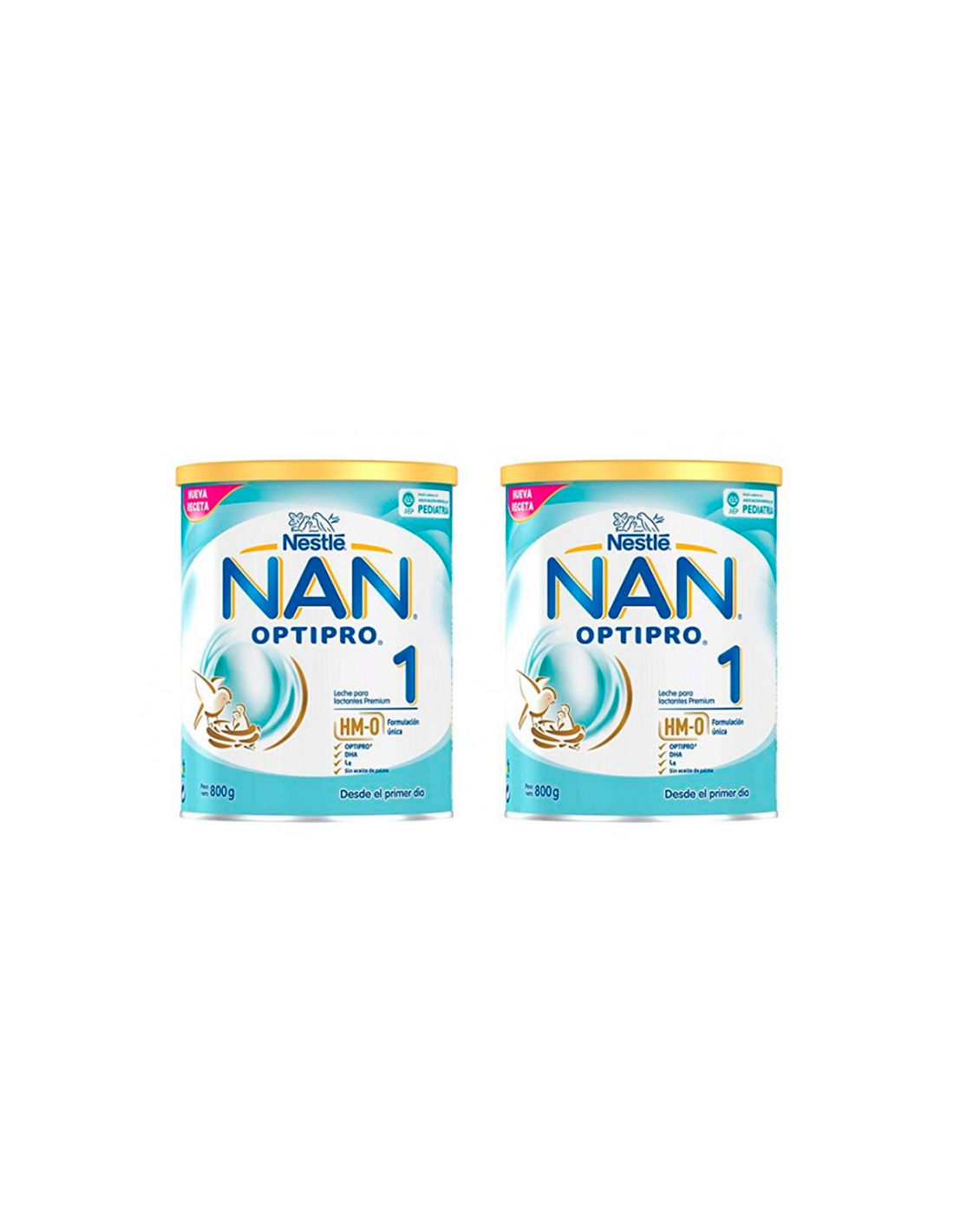 Nestle nan optipro 2 leche de continuación duplo 2x800gr