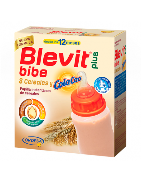 BLEVIT PLUS BIBE 8 CEREALES Y COLACAO POLVO 600 G