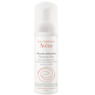 Avene Espuma Limpiadora Matificante Rostro y Ojos 150ml.