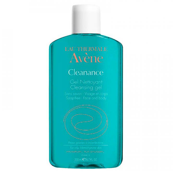 Avene Clenance Gel Limpiador Sin jabón 200ml.