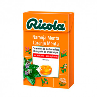 Ricola Caramelos Sin Azúcar Naranja 50gr.