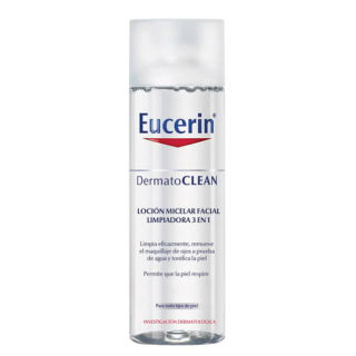 Eucerin Dermatoclean 3 en 1 Sol Micelar Limpiador 400ml.