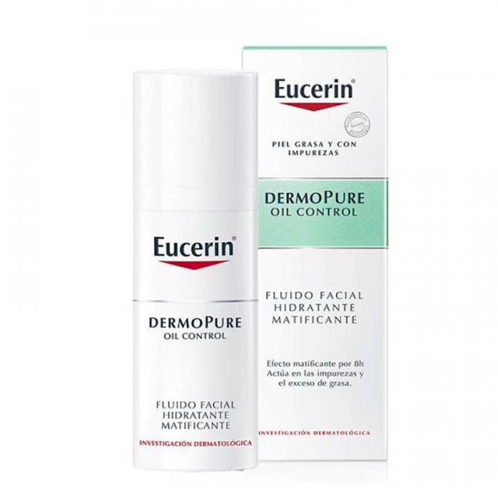 Eucerin Dermopure Oil Control Fluido Facial Hidratante 50ml.