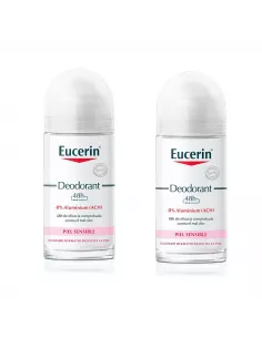 Eucerin Desodorante 0% Aluminio Roll-On Duplo 2X50Ml