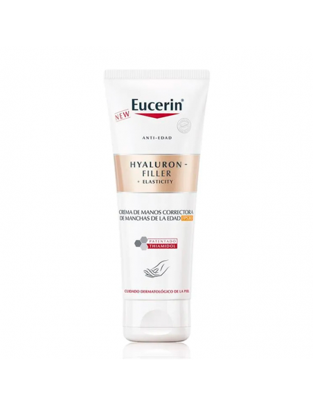 Eucerin Hyaluron Filler + Elasticity Crema De Manos 1 Tubo 75 Ml