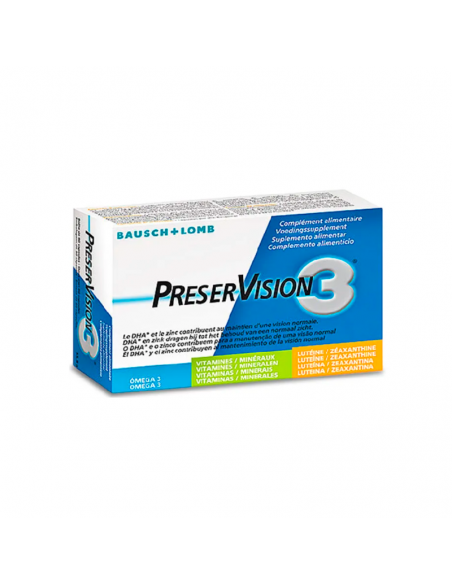 Preservision 3 60 Capsulas Omega 3 Vitaminas Y Minerales
