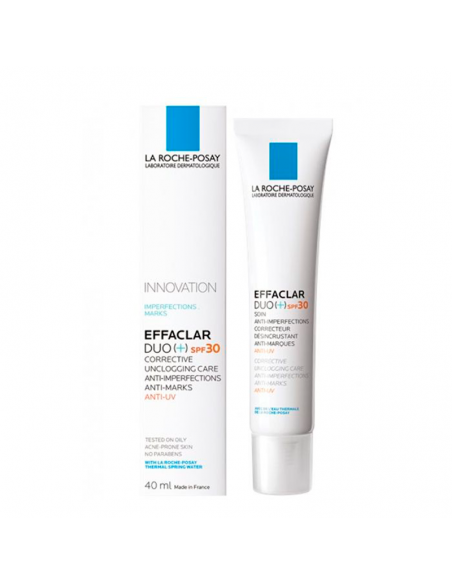 La Roche Posay Effaclar Duo (+) Spf 30 40 Ml Cuidado Antiimperfecciones Corrector Desincrantimarcas