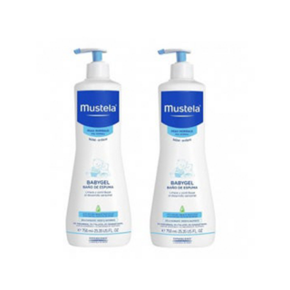 Mustela Baby Gel Baño Espumoso 2x750ml.