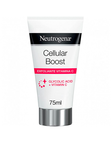 Neutrogena Facial Cellular Boost Crema Exfoliante Vitamina C 1 Envase 75 Ml