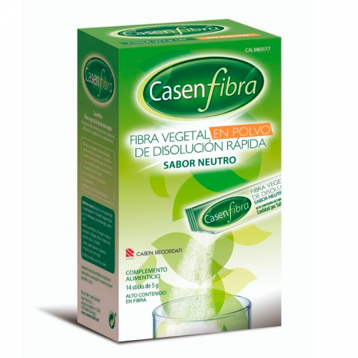 Casenfibra Fibra Vegetal en Polvo 14 Sticks.