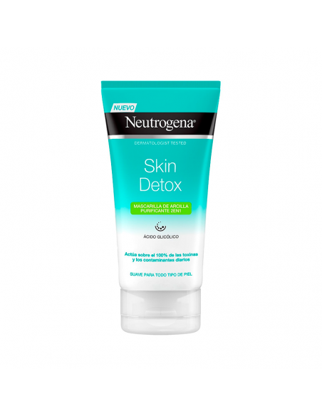 NEUTROGENA FACIAL SKIN DETOX MASCARILLA DE ARCILLA PURIFICANTE CON ACIDO GLICOLICO