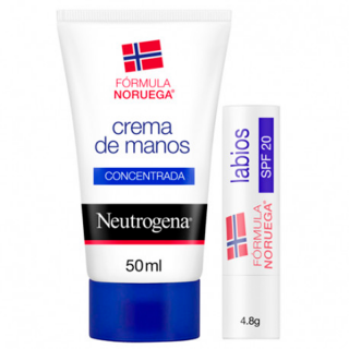 Neutrogena Crema de Manos Concentrada 50ml + Lips Labial.