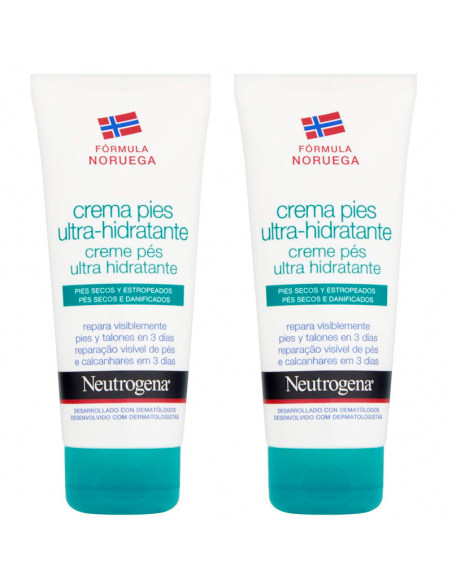 Neutrogena Pies Crema Ultrahidratante 200Ml Duplo 2X100Ml,