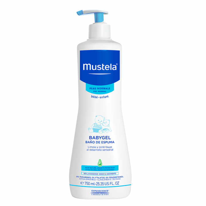 Mustela Bebe Gel Dermo-Limpiador 750ml.