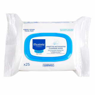 Mustela Bebe 25 Toallitas para la Cara.