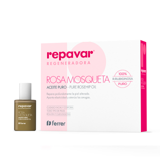 Repavar Regeneradora Rollon Cuentagotas Aceite Rosa Mosqueta 15ml.