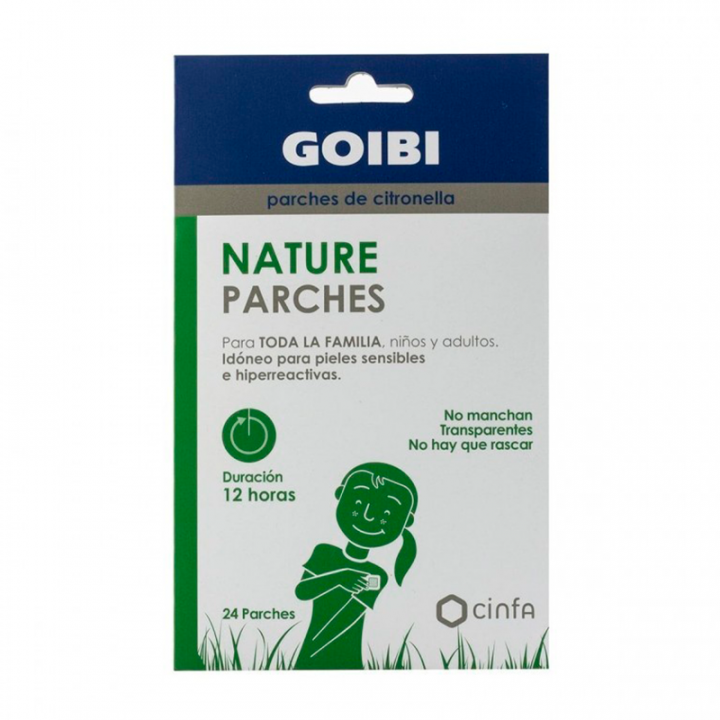Goibi Antimosquitos Parches a base de Citronela 24 Parches.