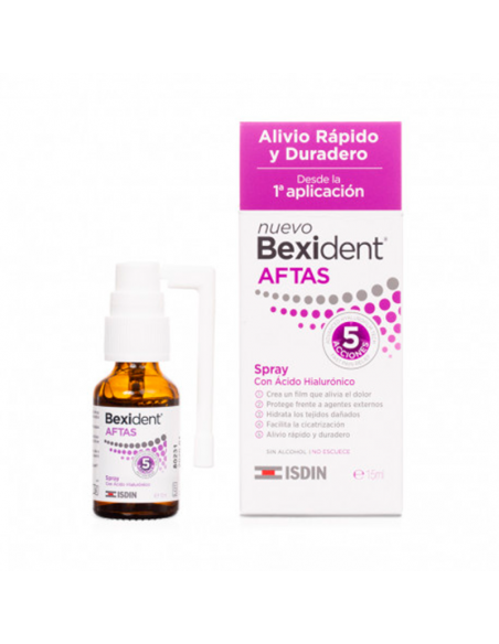 Isdin Bexident Aftas Spray Bucal Protector 15ml