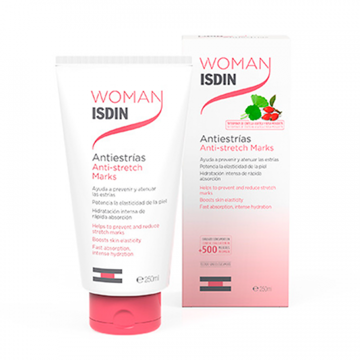Isdin Woman Velastia Potenciador Elasticidad Antiestrías 250ml.