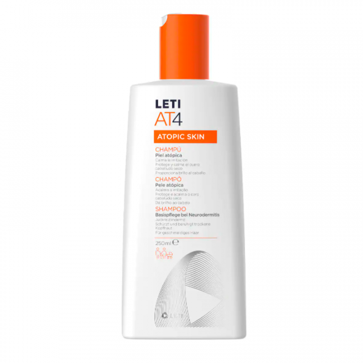 Leti AT4 Champú Emoliente Piel Atópica 250ml.