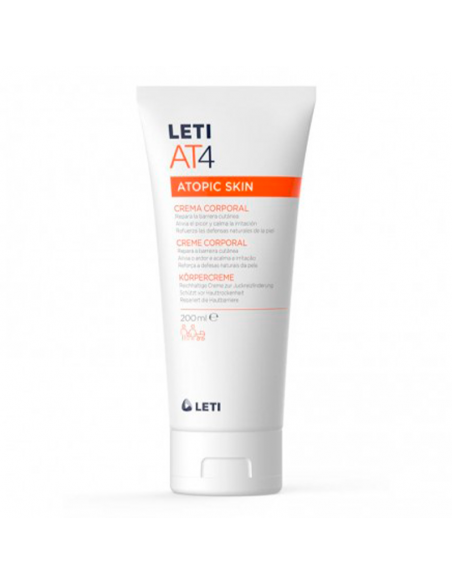 LETI AT 4 CREMA CORPORAL ATOPIC SKIN DUPLO 200ML EMOLIENTE PIEL ATOPICA,BEBE,NINO Y ADULTO
