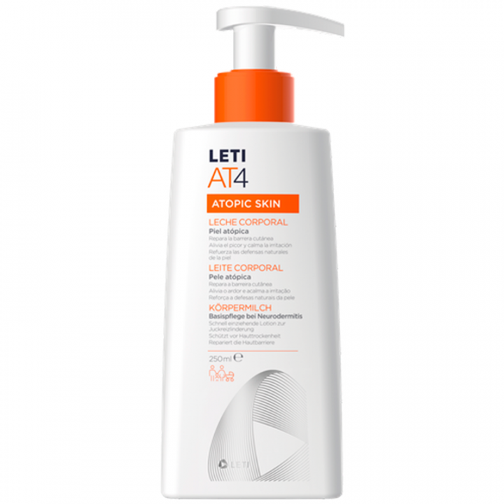 Leti AT4 Leche Corporal Piel Atópica 250ml.
