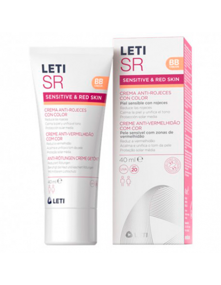 Leti Sr Crema Antirojeces Con Color 40 Ml De Laboratorios Leti S.l.