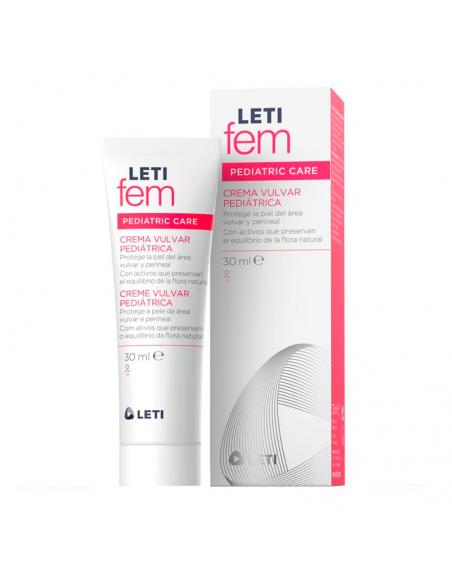 Letifem Pediatric Crema Vulvar Pediatrica 30Ml, Proteccion Frente Irritaciones Area Vulvar-Perineal
