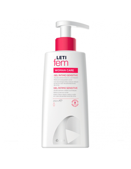 Letifem Woman Fem Gel Intimo Sensitive Gel 250 Ml Ayuda A Aliviar El Picor Y La Irritacion