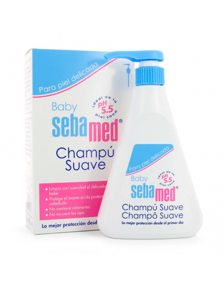 SEBAMED BABY CHAMPÚ SUAVE FORMATO AHORRO 500 ML DE LETI SEBAPHARMA