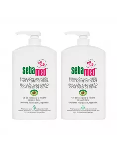 Sebamed Emulsión Sin Jabón Con Aceite De Oliva 2X750Ml