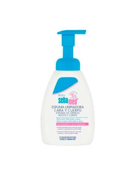 SEBAMED BABY ESPUMA LIMPIADORA CARA Y CUERPO 400 ML