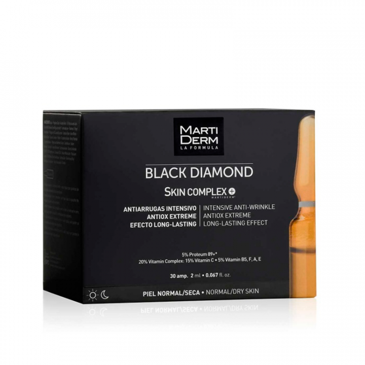 Martiderm Black Diamond Skin Complex 30 Ampollas 2ml.