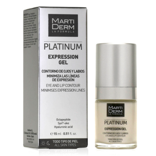 Martiderm Platinum Expression Gel Contorno Ojos y Labios.
