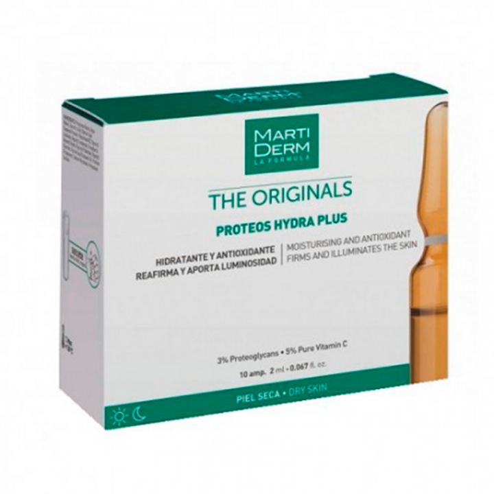 Martiderm Proteoglicanos 10 Ampollas Hydro Plus.