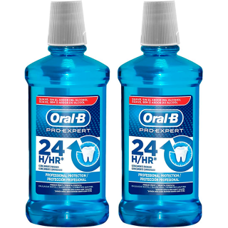 Oral-B Colutorio Pro Expert Protección Profesional 2x500ml.