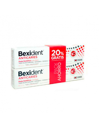 Isdin Bexident Anticaries Pasta Dentrífica 2x125ml