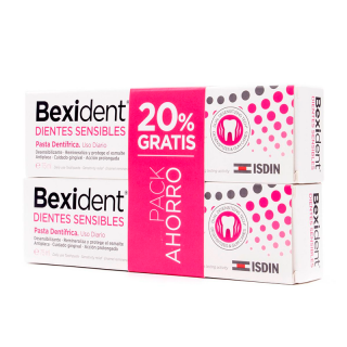 Isdin Bexident Dientes Sensibles Pasta Dentrífica 2x75ml.