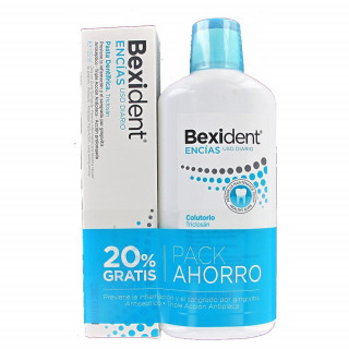 Isdin Bexident Encías Clorhexidina 500ml + Pasta de dientes 75ml.