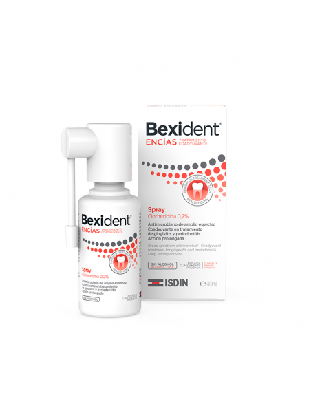 ISDIN BEXIDENT ENCIAS CLORHEXIDINA SPRAY COADYUVANTE TRATATAMIENTO PERIODONTAL 40 ML
