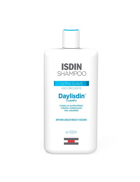 ISDIN DAYLISDIN CHAMPU MUY SUAVE 400ML, USO FRECUENTE CABELLOS FRAGILES Y DELICADOS