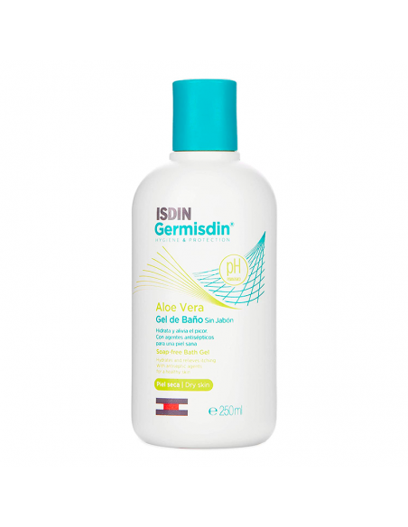 Isdin Germisdin Hygiene & Protection  Aloe Vera 250 Ml Gel De Baño Sin Jabon Hidrata Y Alivia Picor