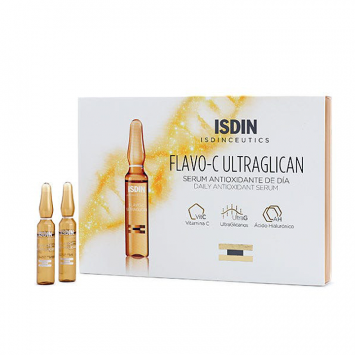 Isdinceutics Flavo-C Ultraglican 10 Ampollas 2ml.