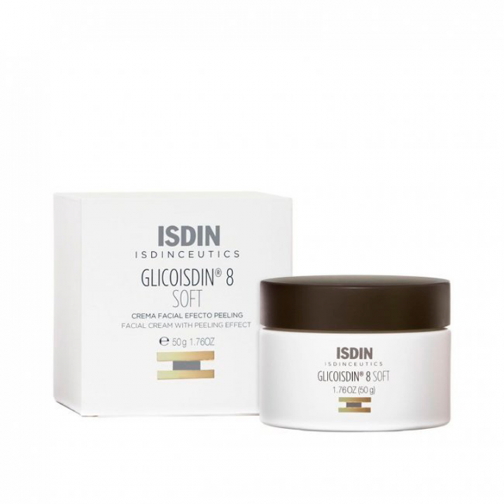 Isdinceutics Glicoisdin 8 Soft Crema Facial Efecto Peeling 50gr.
