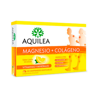 Aquilea Magnesio + Colágeno Vitaminas y Minerales 30 Comprimidos.