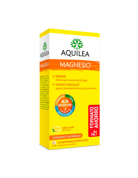 Aquilea Magnesio Efervescente 300mg Formato Ahorro 28 Comprimidos
