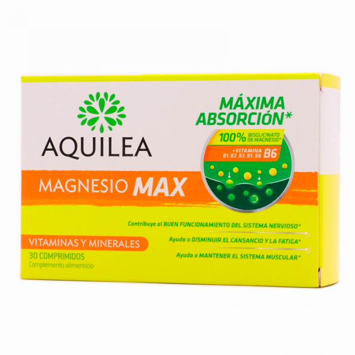 Aquilea Magnesio Max 30 Comprimidos  - Parafarmacia Cartagena 24h