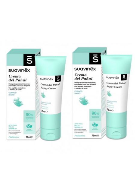 SUAVINEX PEDIATRIC CREMA PAÑAL DUPLO 75 ML + 75 ML